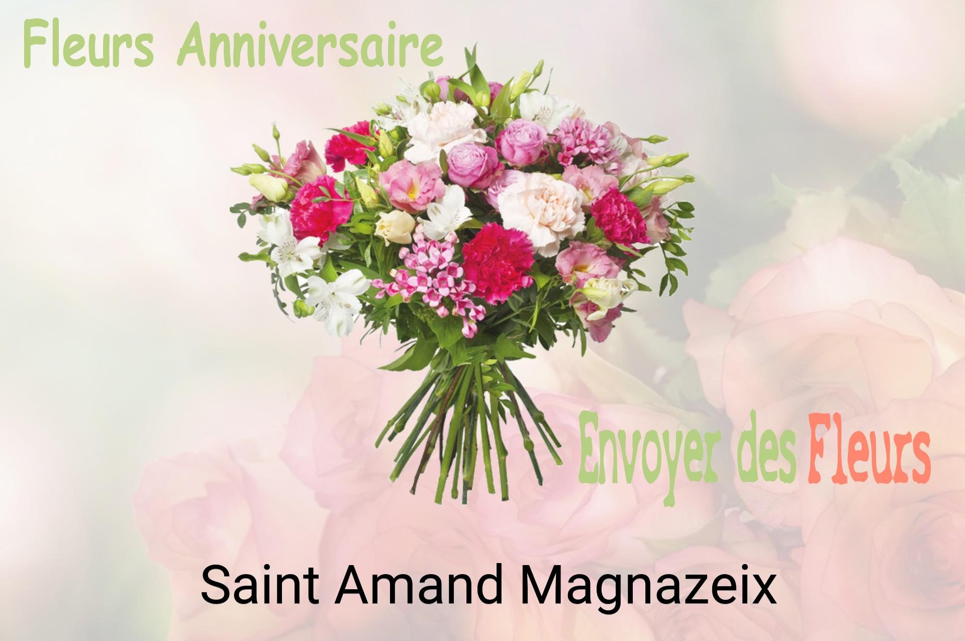 Bouquet de fleurs d’anniversaire livré à Saint-Amand-Magnazeix