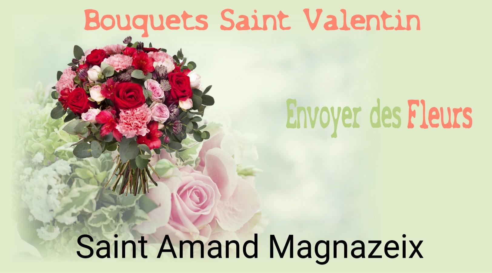 Roses de Saint-Valentin livrées à Saint-Amand-Magnazeix